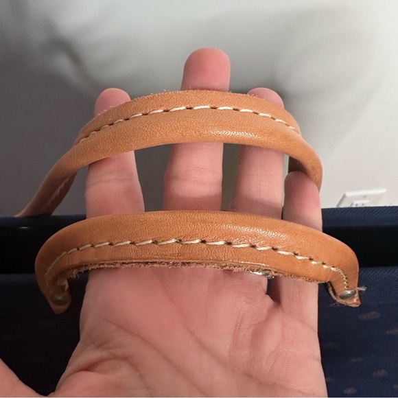 Royal Viking Line Cruise Line Large Canvas Leather Tote Travel Bag - Picture 4 of 16